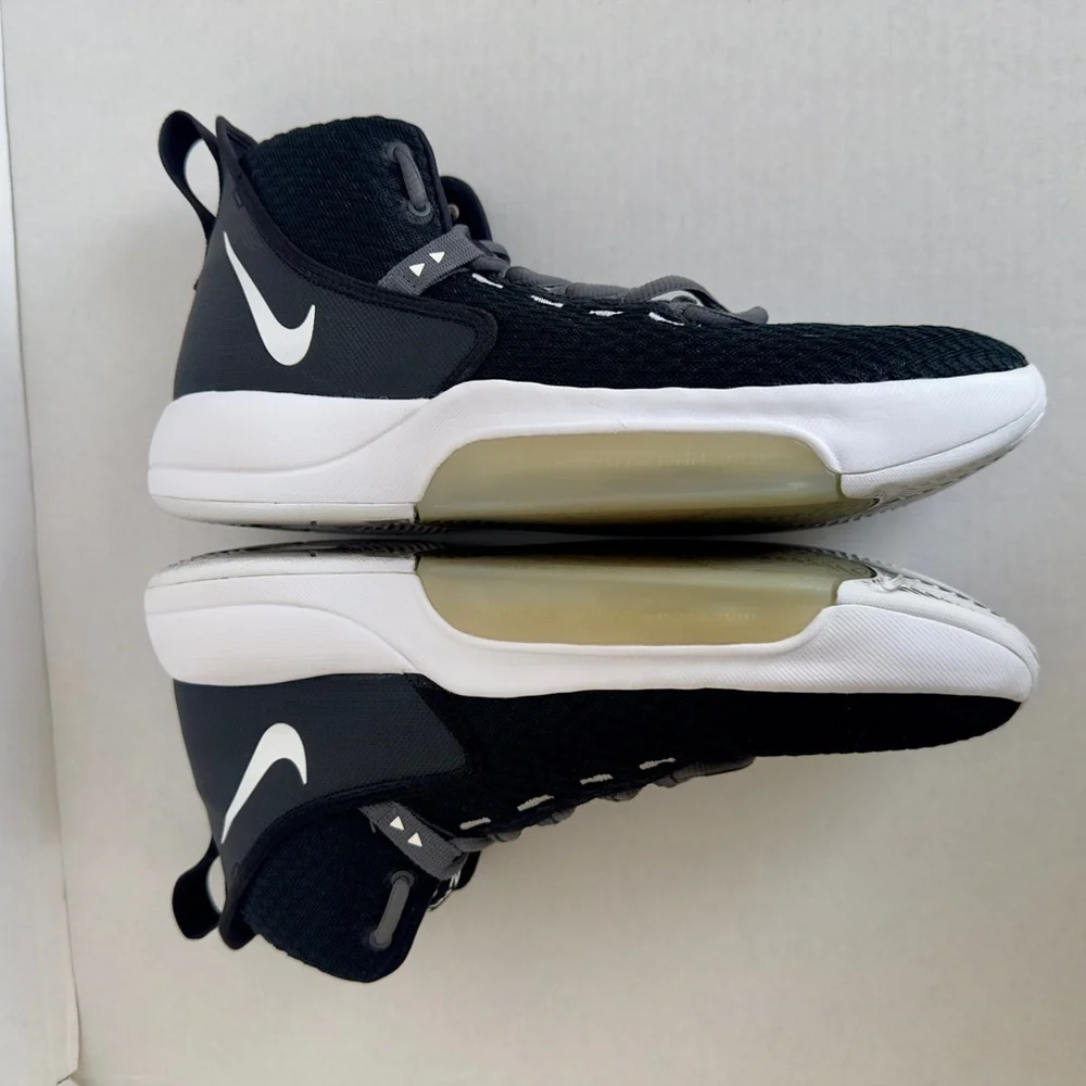 Nike Zoom Rize TB Basketball Shoes Black White Men's Sz 11.5